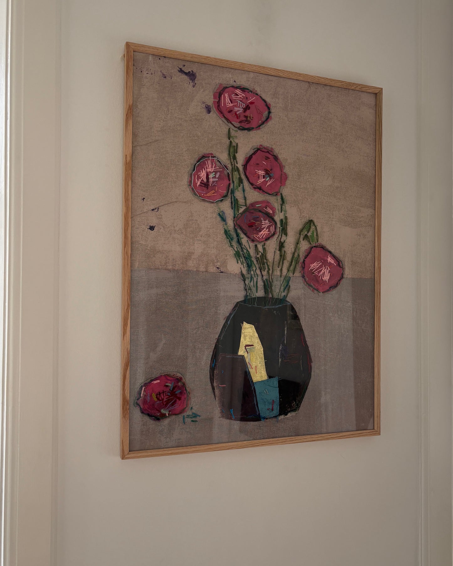 Floral artwork 50x70