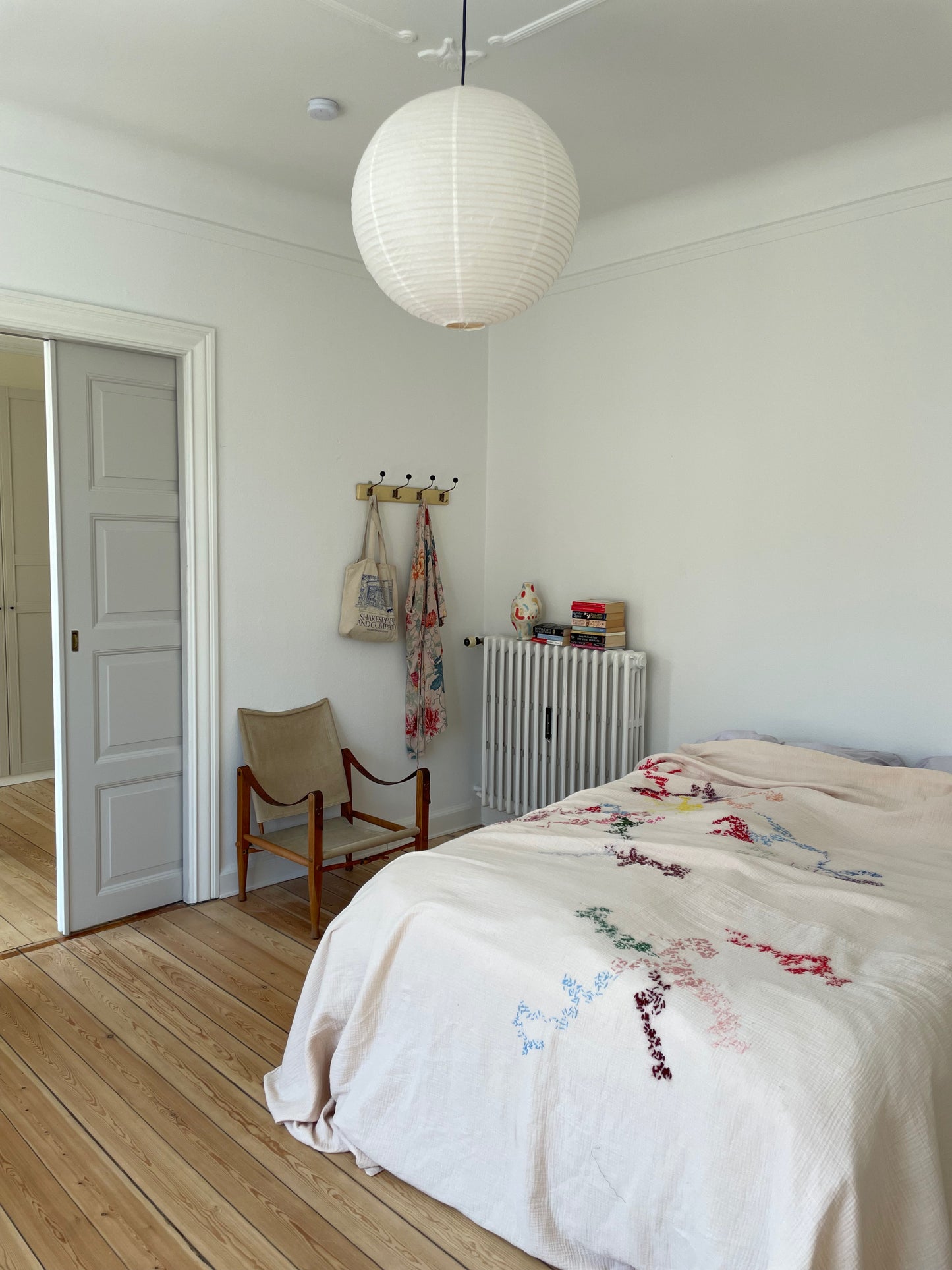 Bedspread With Hand Embroidered Artwork