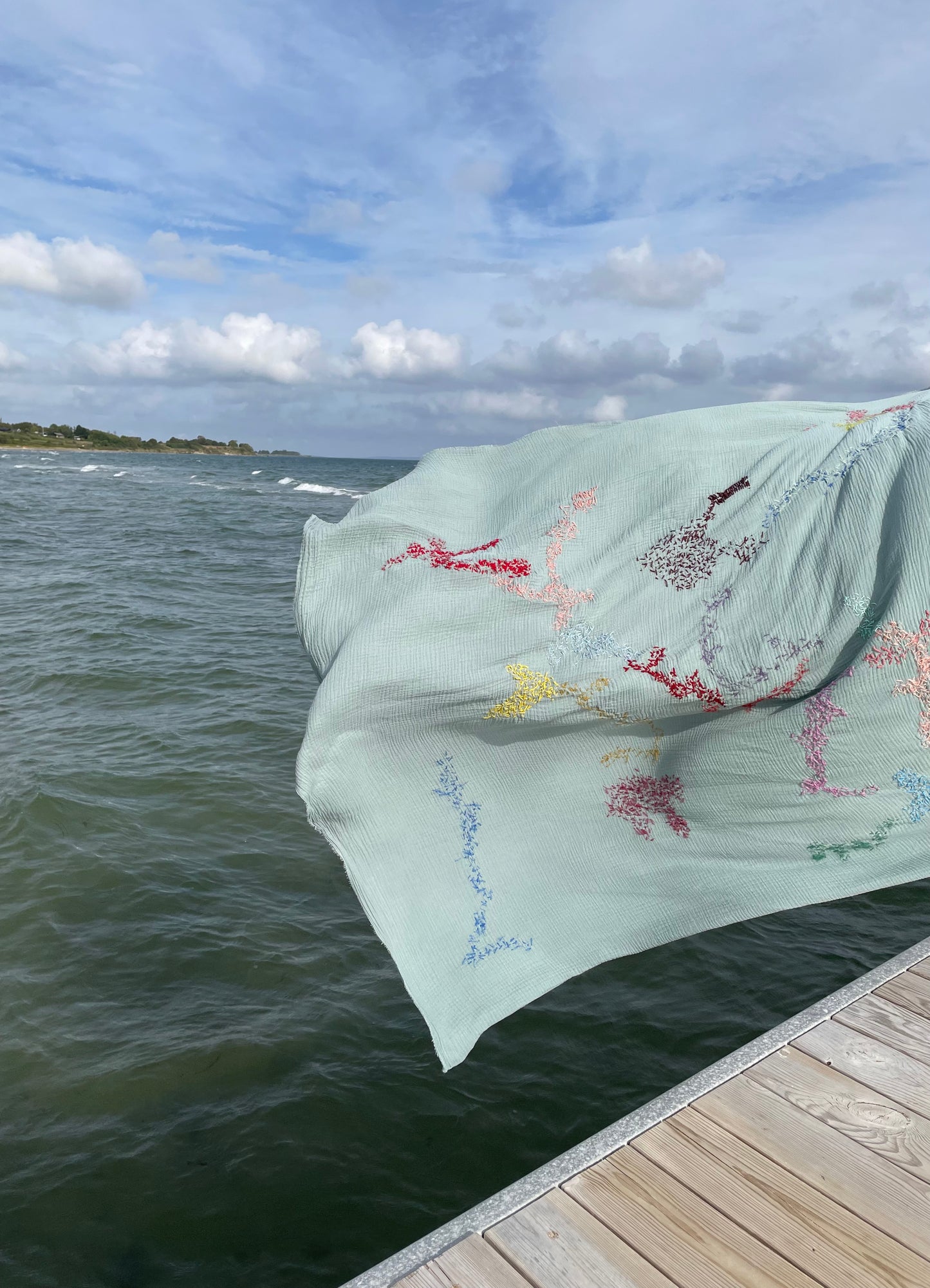 Quilt With Hand Embroidered Artwork